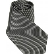 Corbata 100% seda jacquard LAMBERTTI,rayas gris